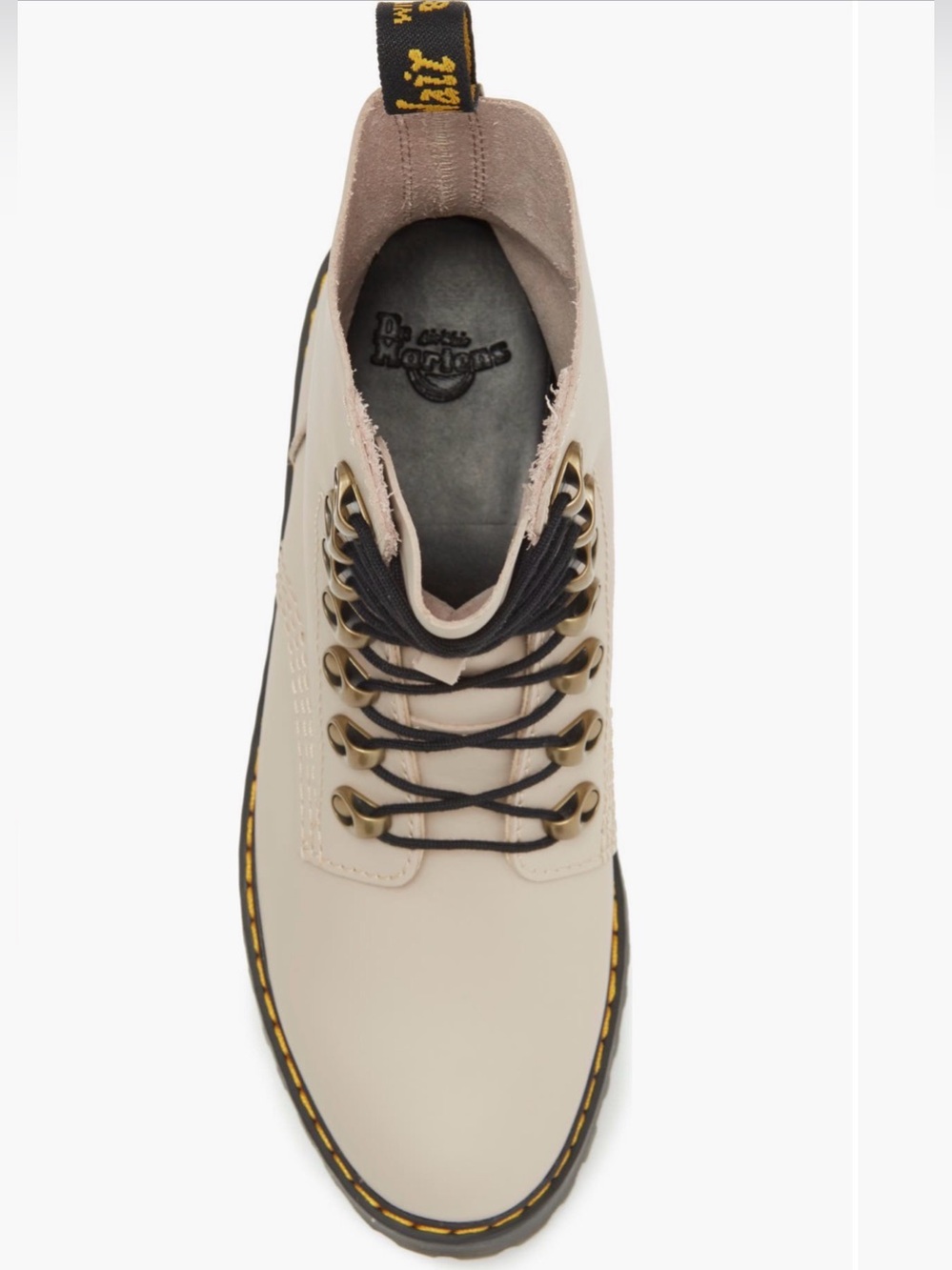 Dr. Martens LEONA WOMEN'S 6 Sendel Leather Platform Boots - Picture 2 of 9